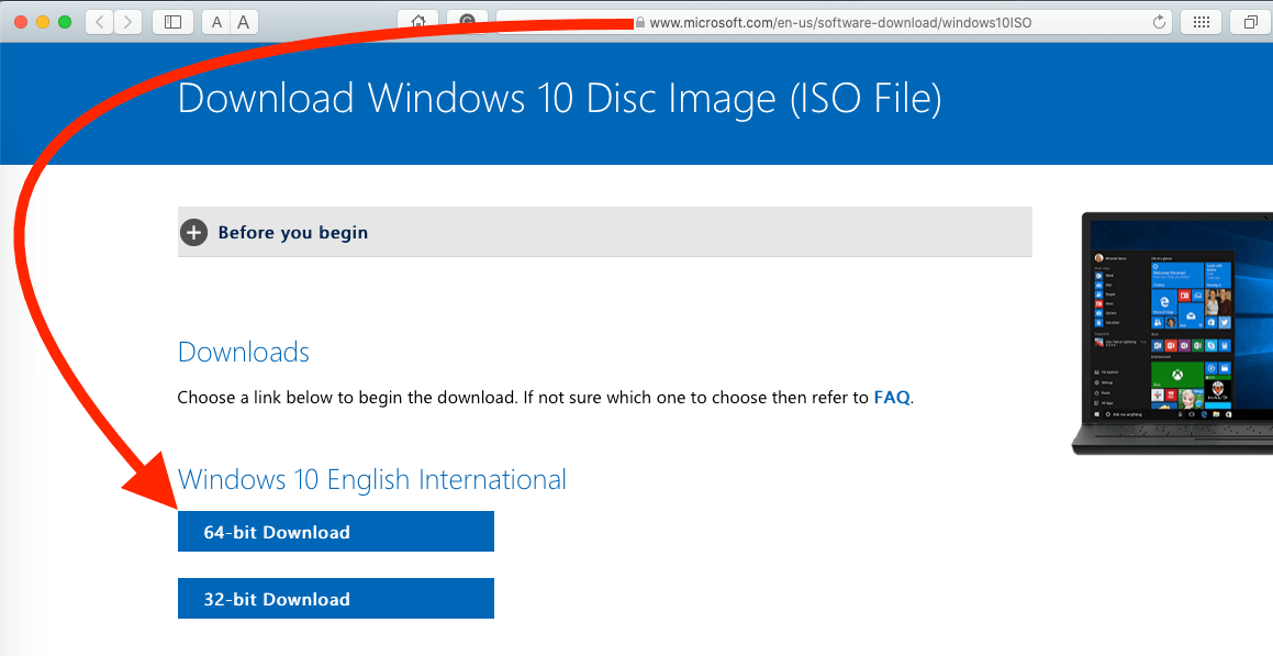 Mac create windows 10 usb